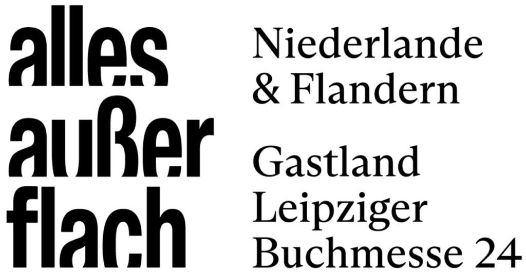 Logo des Gastlandauftritts der Niederlandes & Flandern zur Leipziger Buchmesse 2024