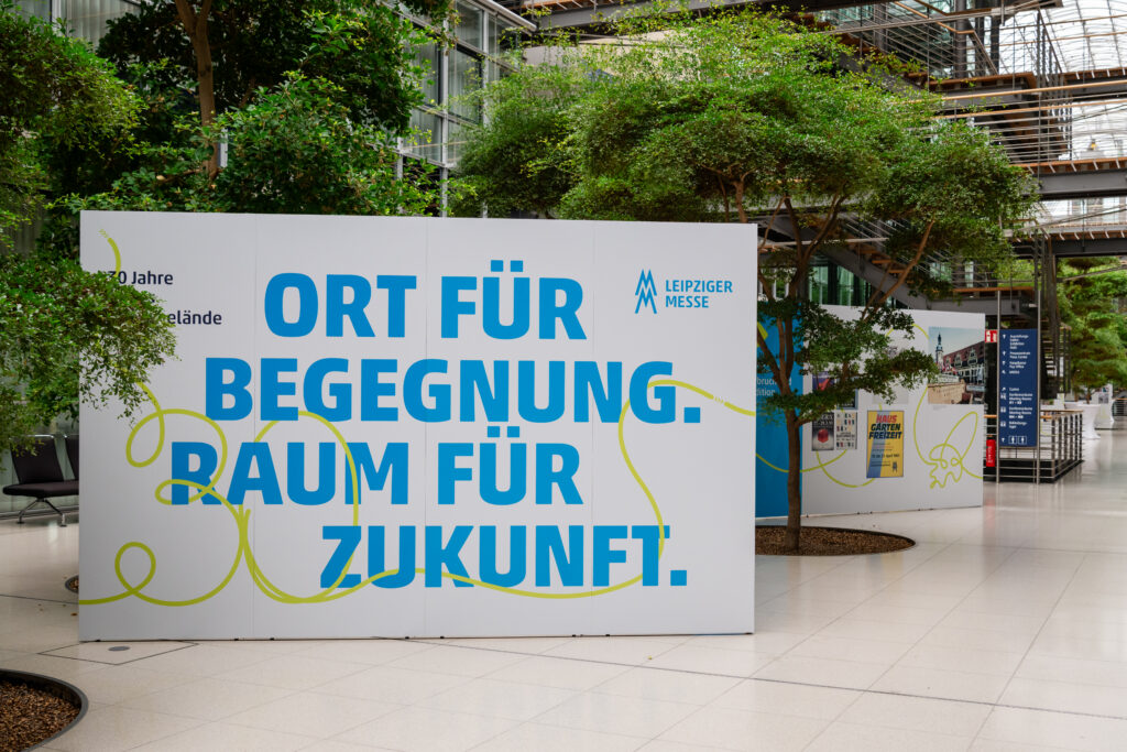 Ausstellung "30 Jahre neues Messegelände" im Messehaus